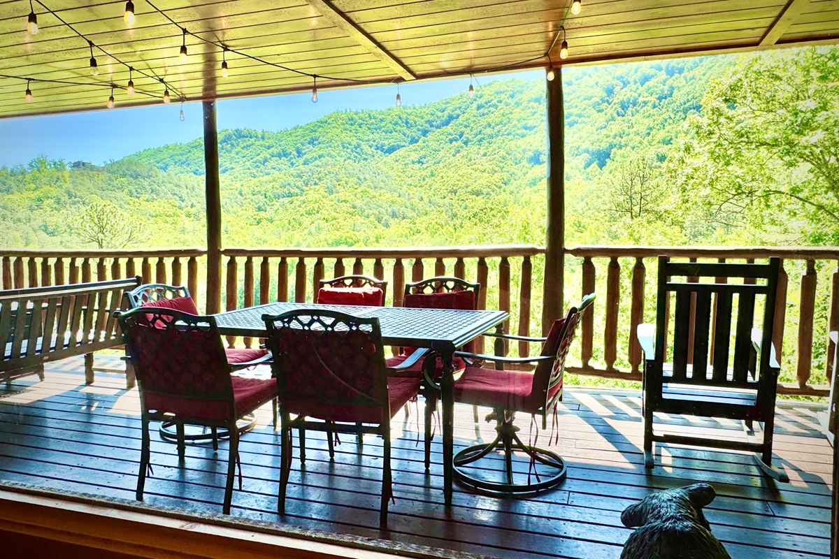 Outdoor dining.