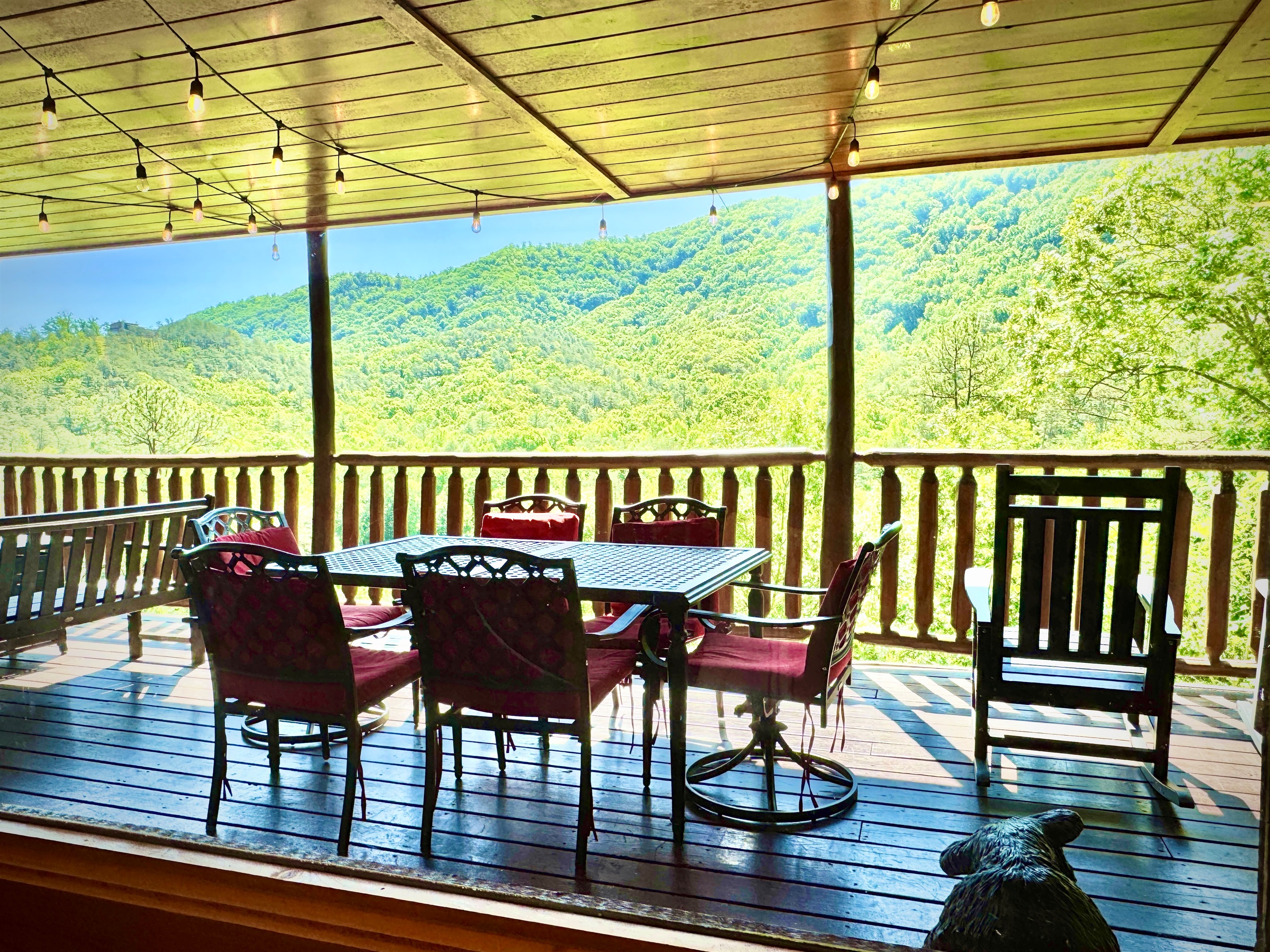Outdoor dining.