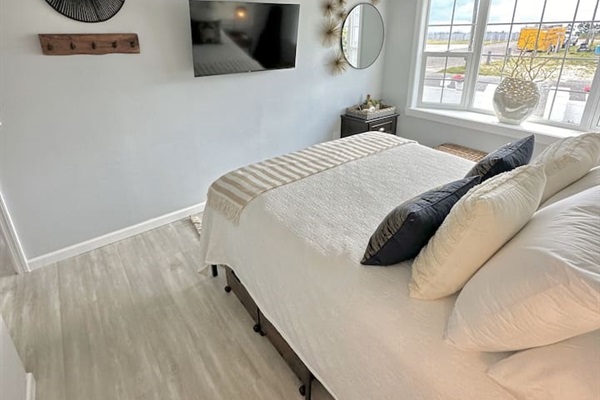 Front Bedroom with Sunset and Water views