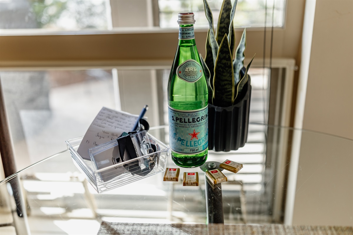 Complimentary swipe cards for seasonal pool, hot tub, resort gym and underground parking where EV charging stations located.