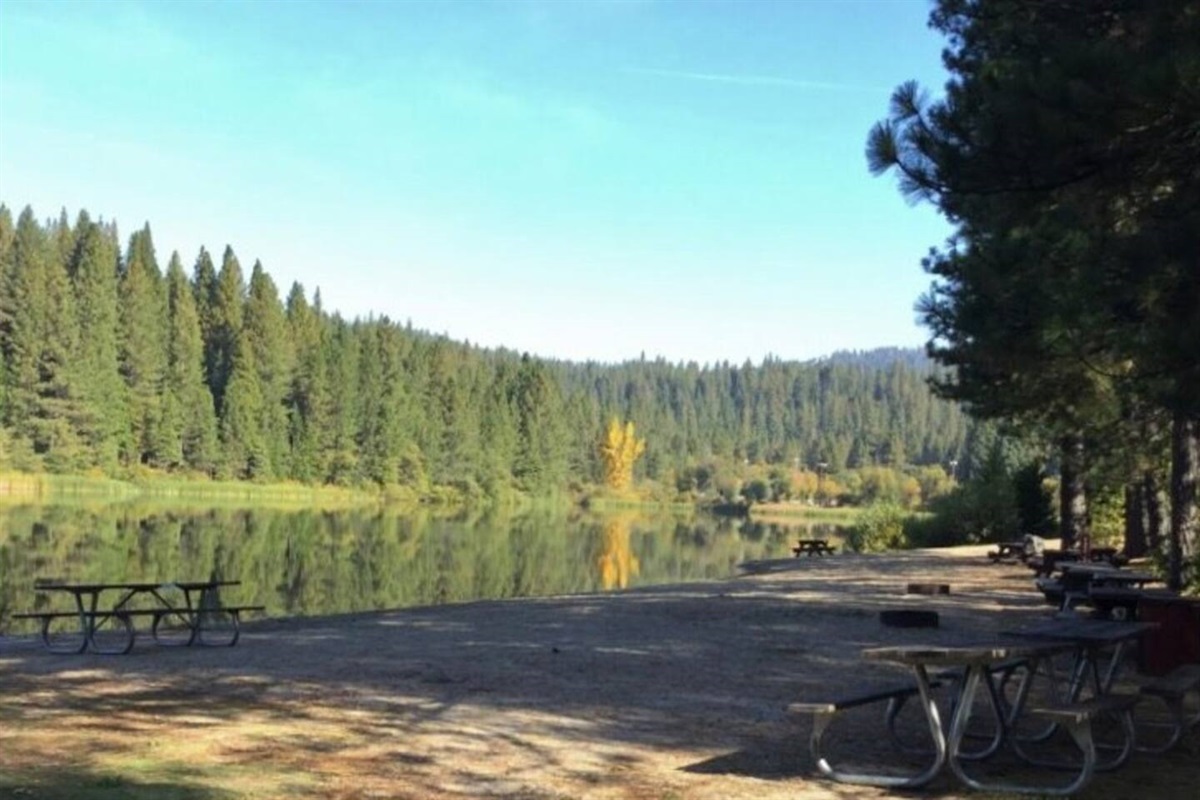 White Pines Lake - swimming, hiking, biking, fishing, kayaking, playground, disc golf and more.