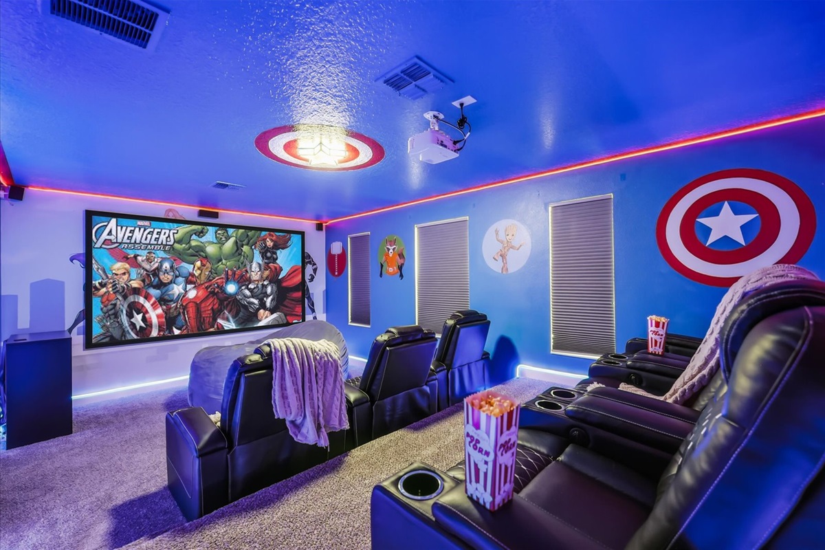 Avengers Theater Room