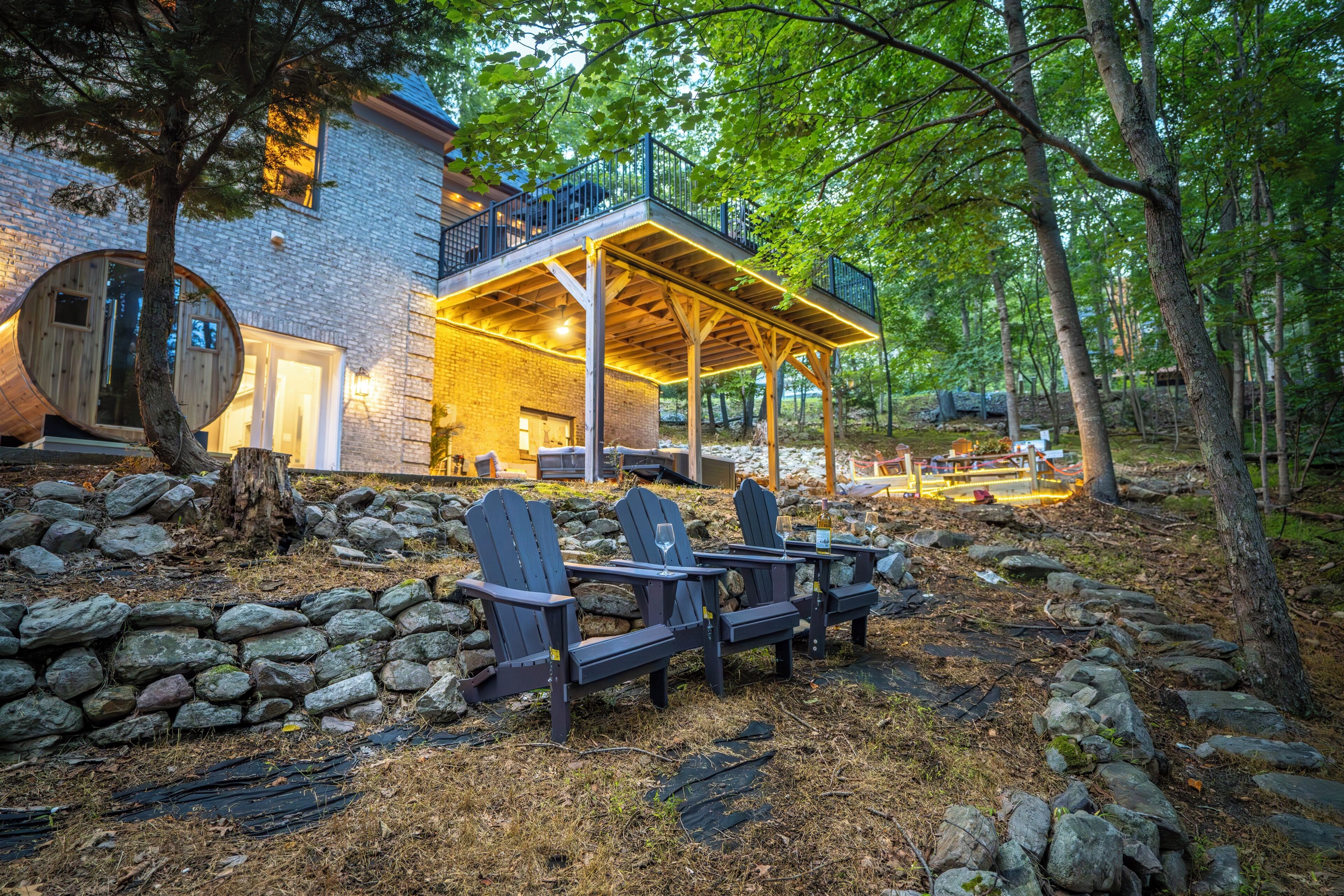 Backyard area

