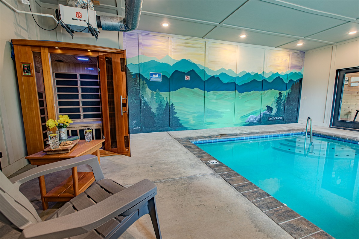 The sauna provides just that little “extra” to let you know you’re on a vacation