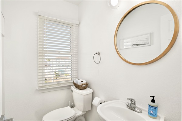 Bathroom 6, half bath, top floor