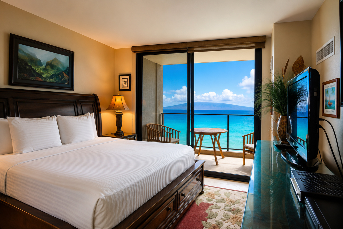 Wake up each morning to the stunning Pacific views