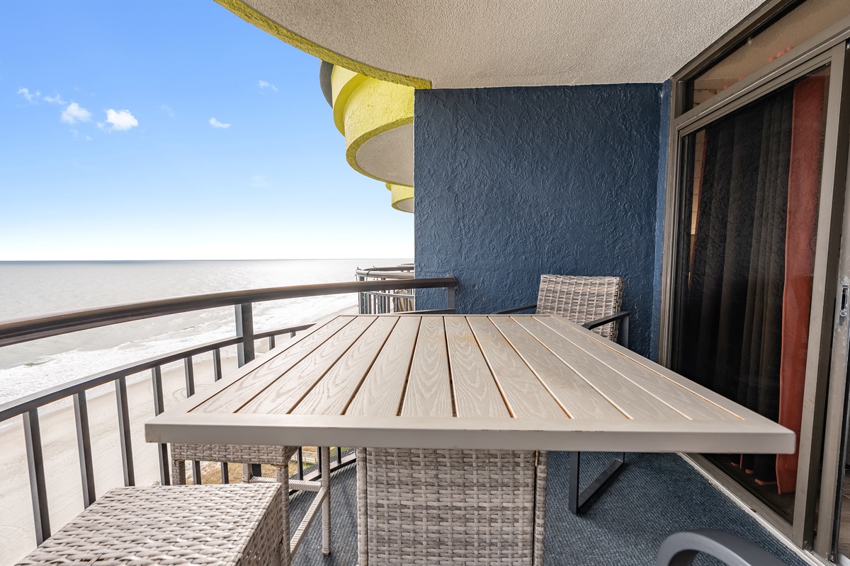 Amazing View from the Balcony!