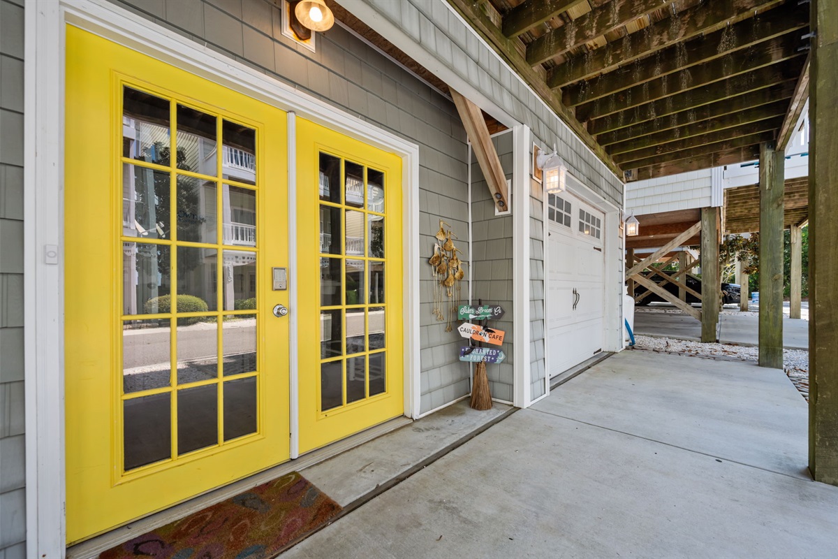 Entrance to the house