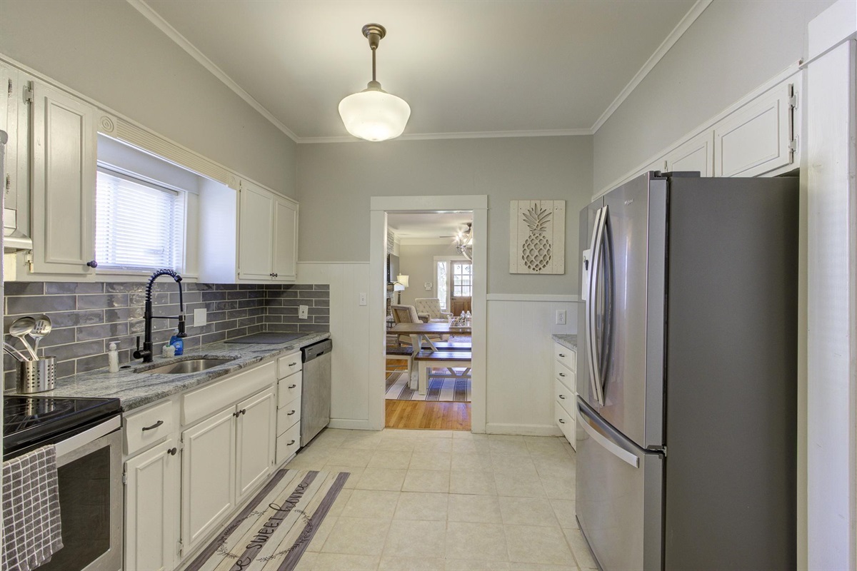 Fully equipped kitchen