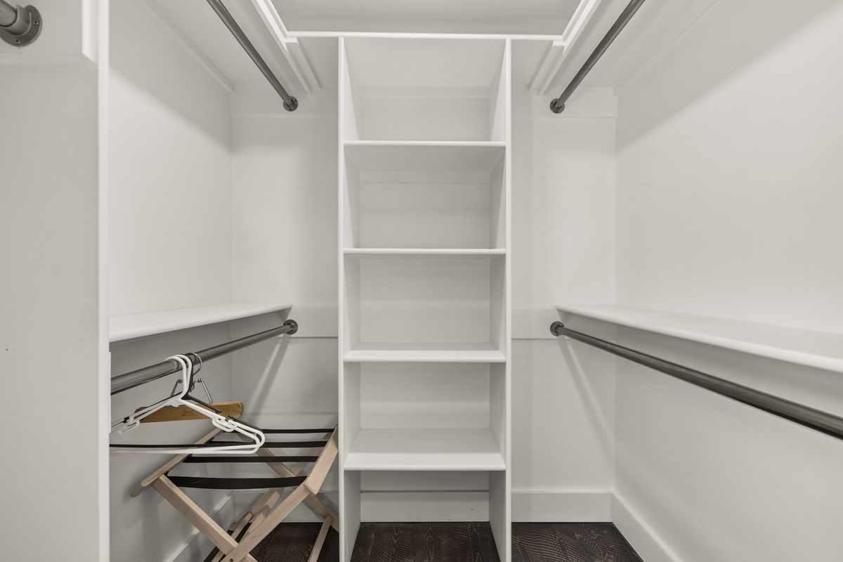 Master bedroom closet.