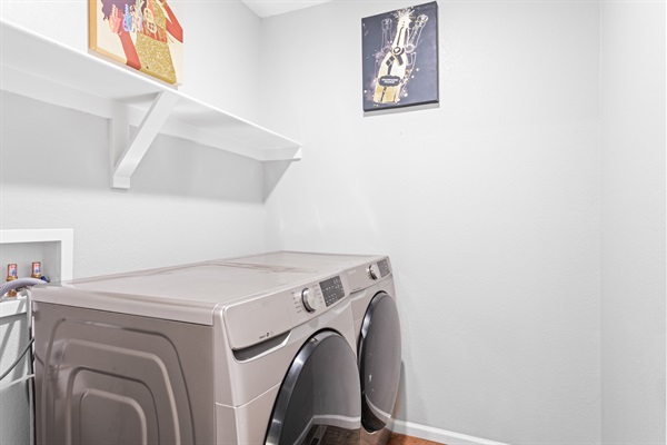 Laundry room upstairs