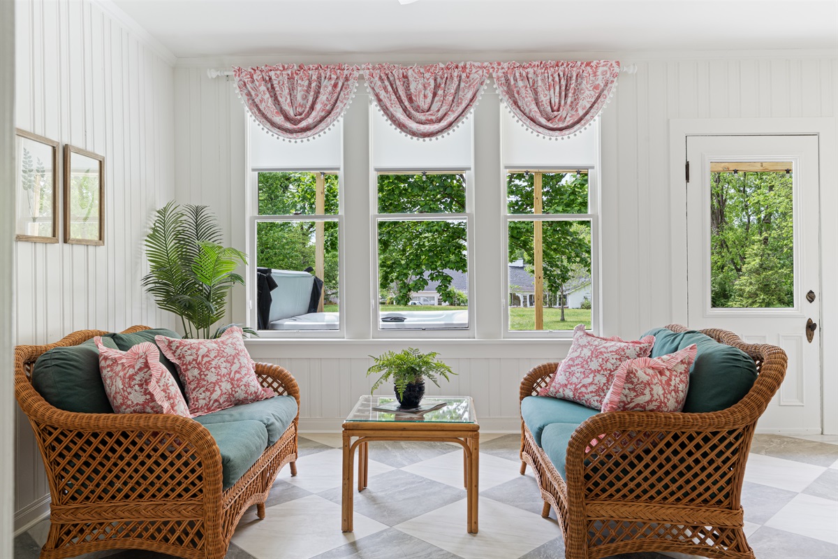 Sunroom w/ Wall of Windows