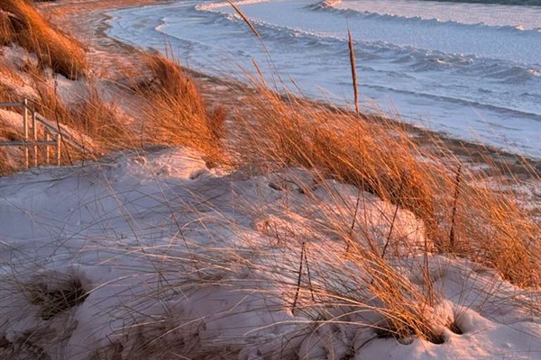 372 Feet of Lake Michigan beach