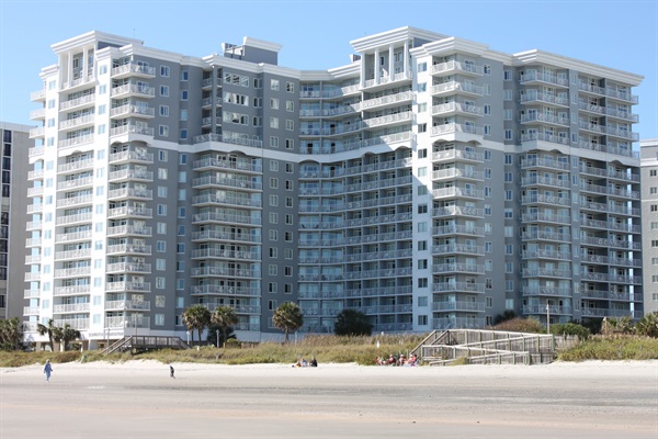 The South Tower from the Beach