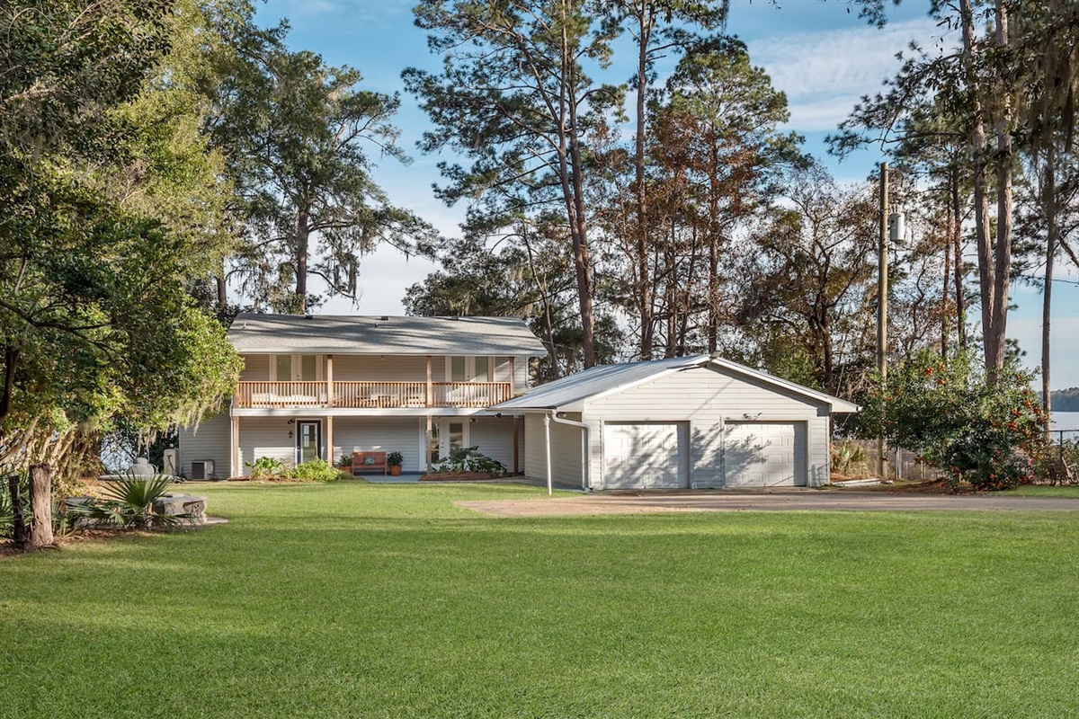 Large front yard