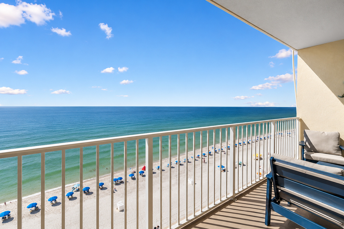 The views from this balcony cannot be beat!