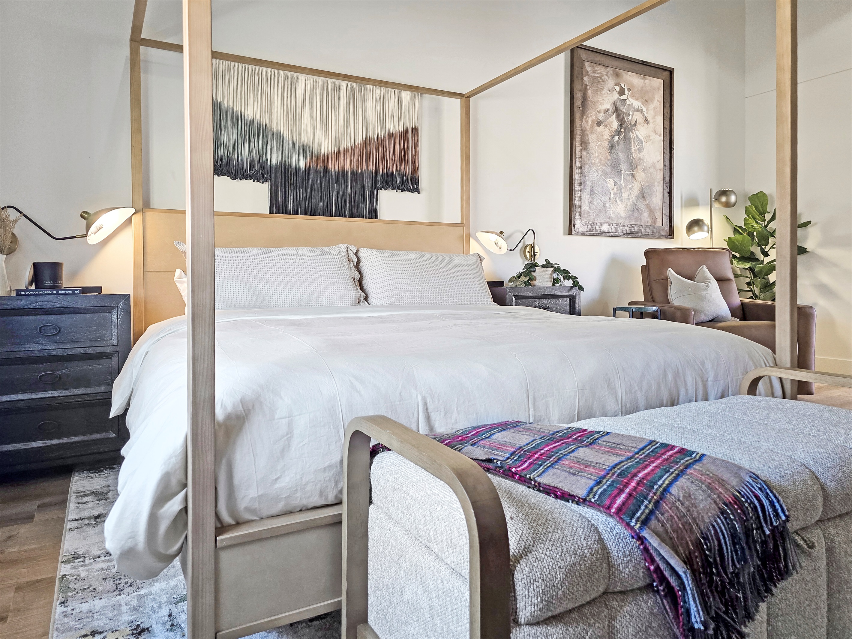 4th bedroom - private entrance from patio.