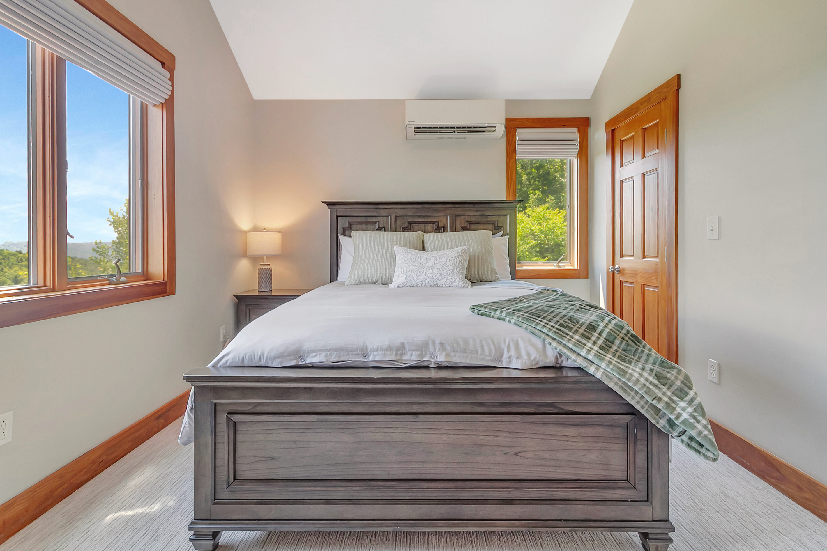 One of two queen rooms upstairs