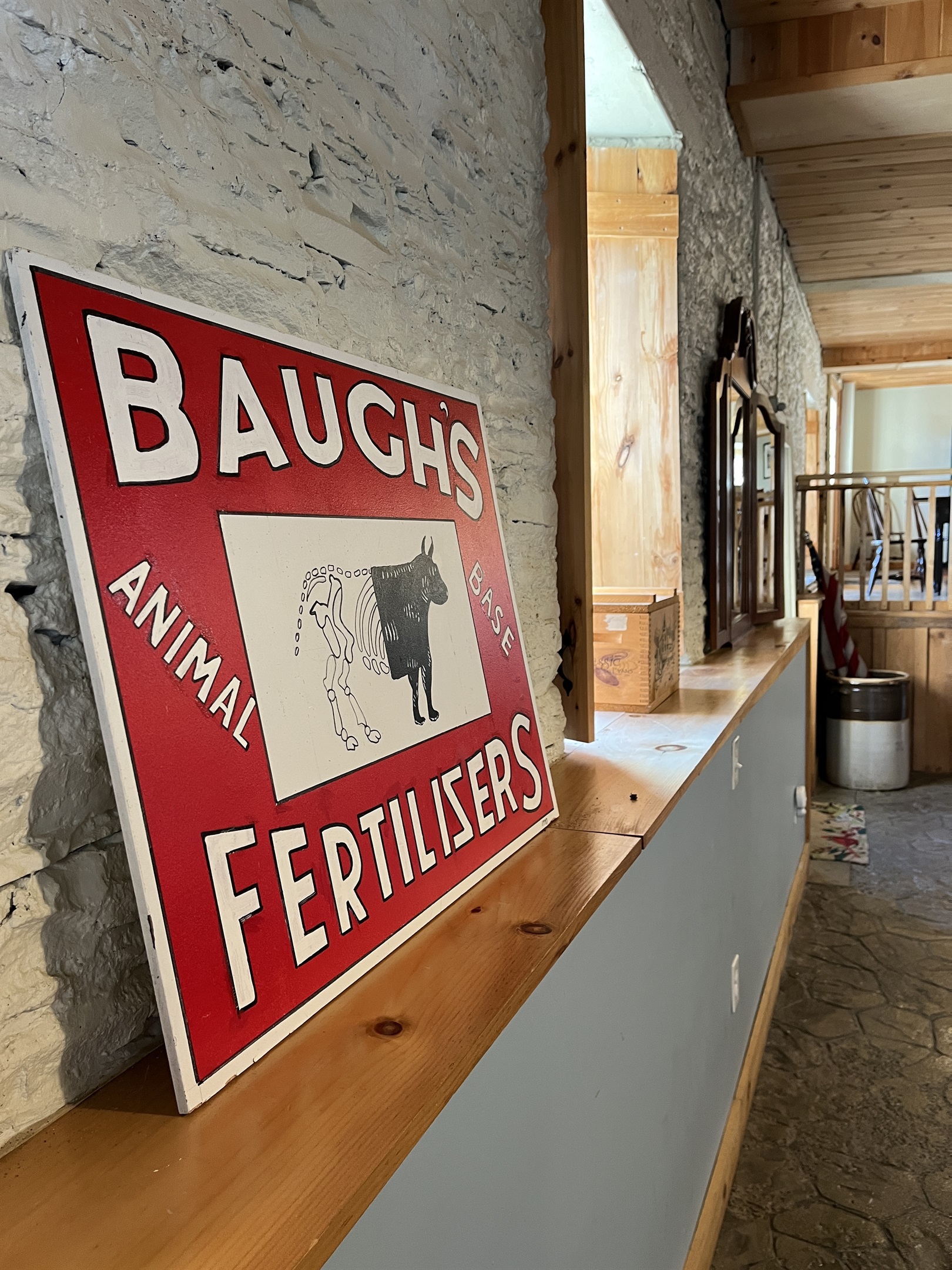 Vintage advertising sign