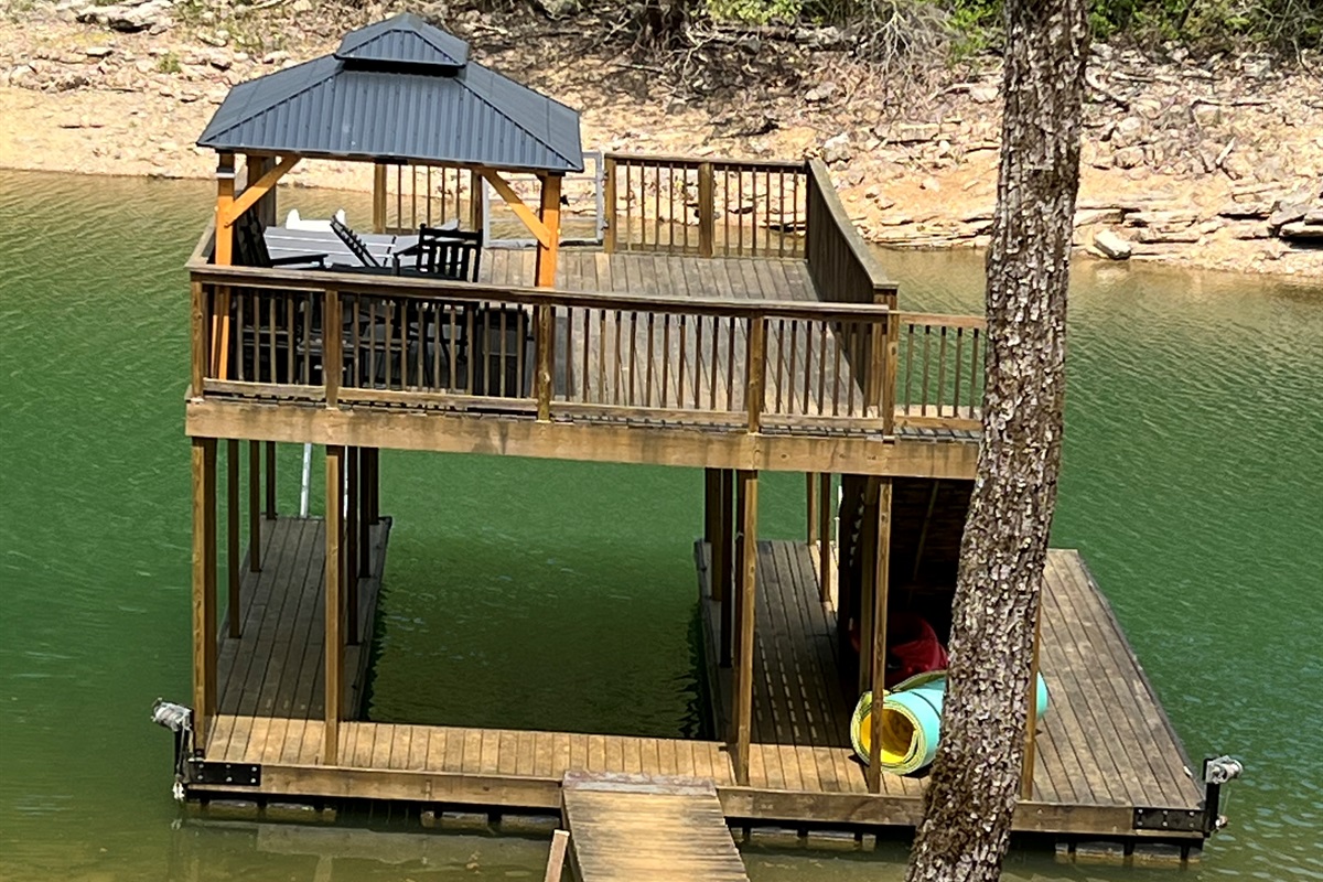 view of the dock