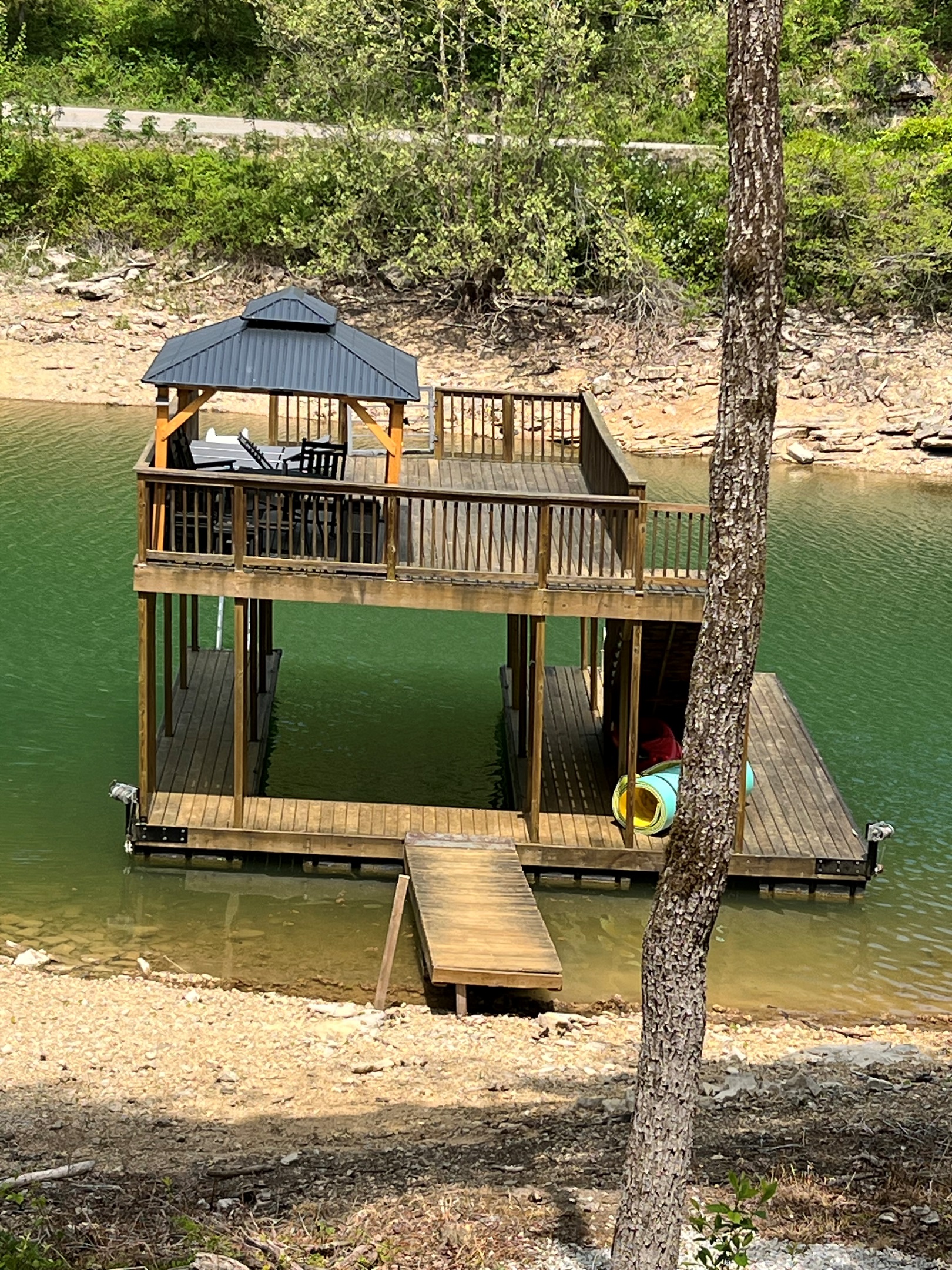 view of the dock