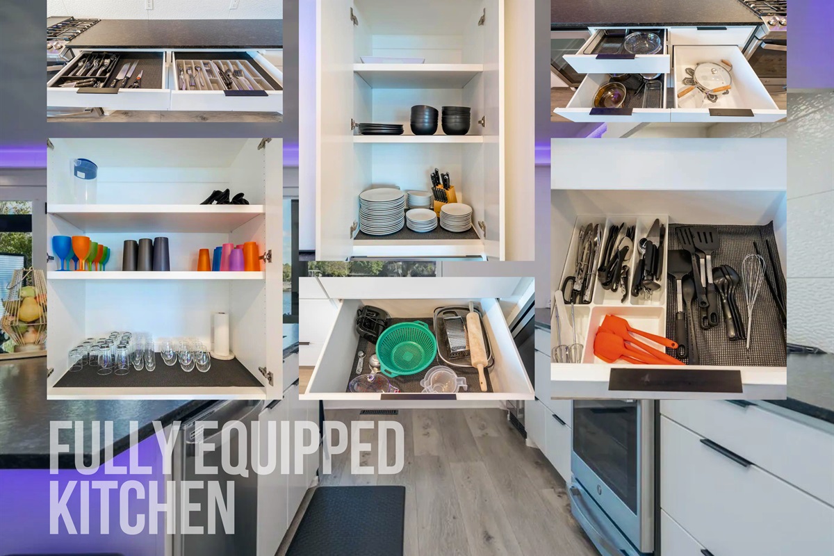 [Kitchen] When We Say Fully Stocked, We Mean it! Enjoy All the Kitchen Tools Shown Her and So Much More.