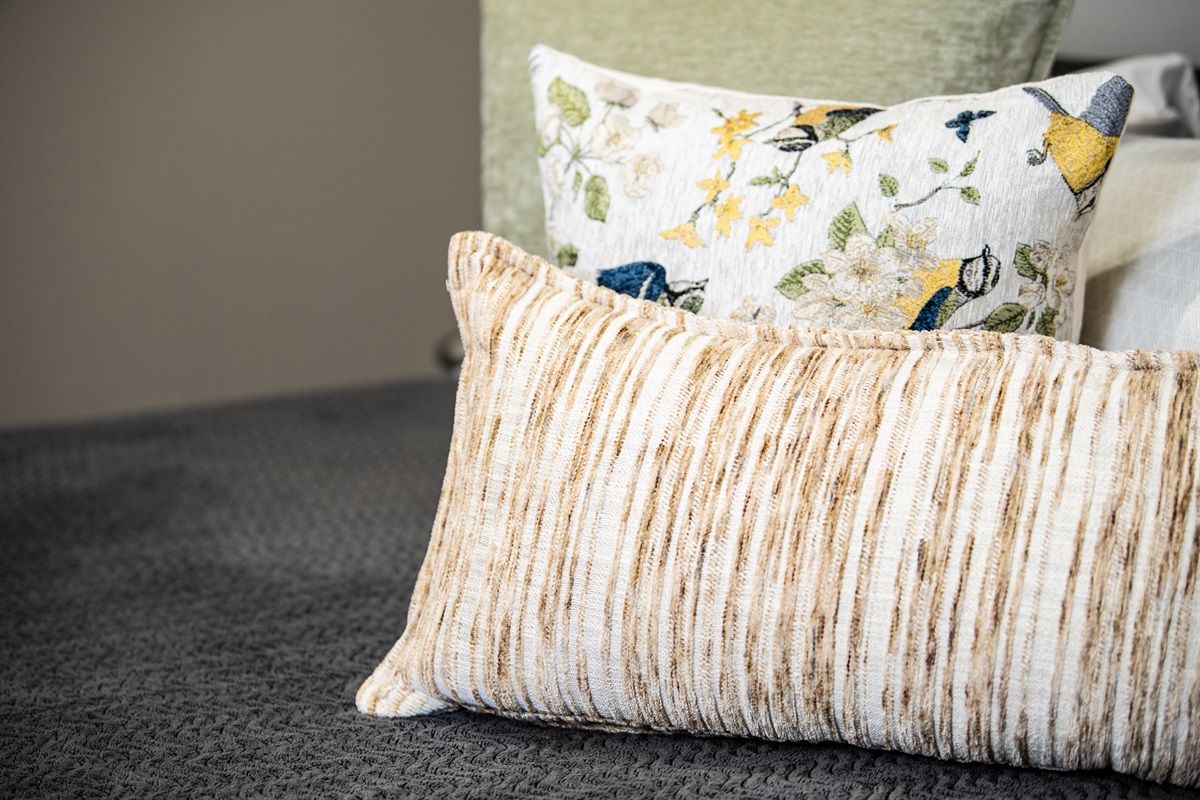 Each design element was carefully hand-picked with you in mind! The uplifting colors are simply not an accident. We know what it takes to rest in style!