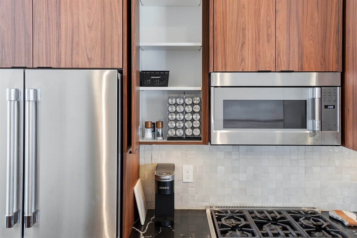 Fully Stocked Spice Rack for Your Gourmet Vacation Cooking