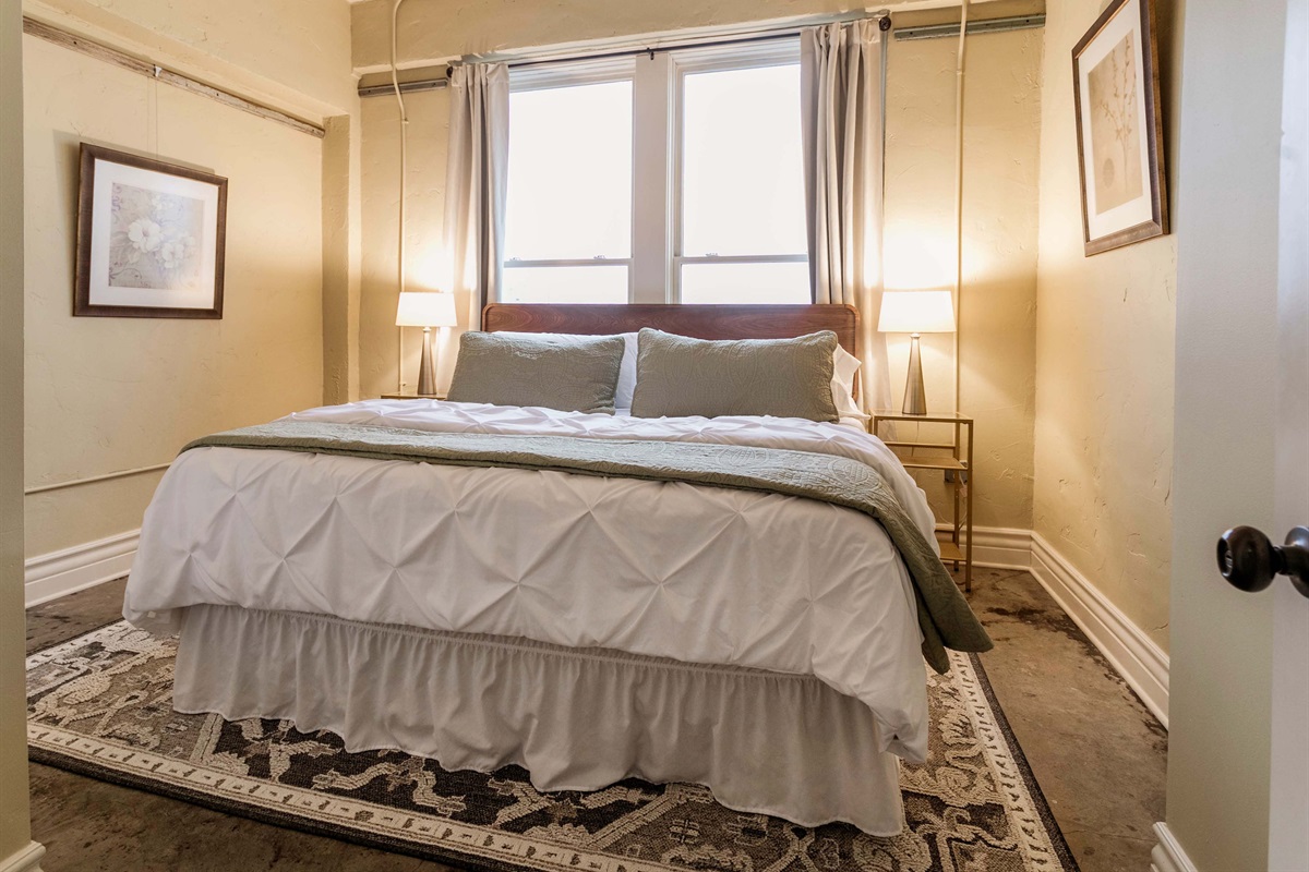 Primary Bedroom with king bed