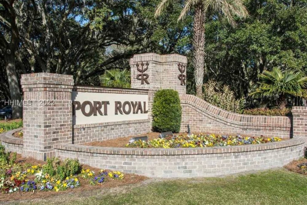 Entrance to the Port Royal community