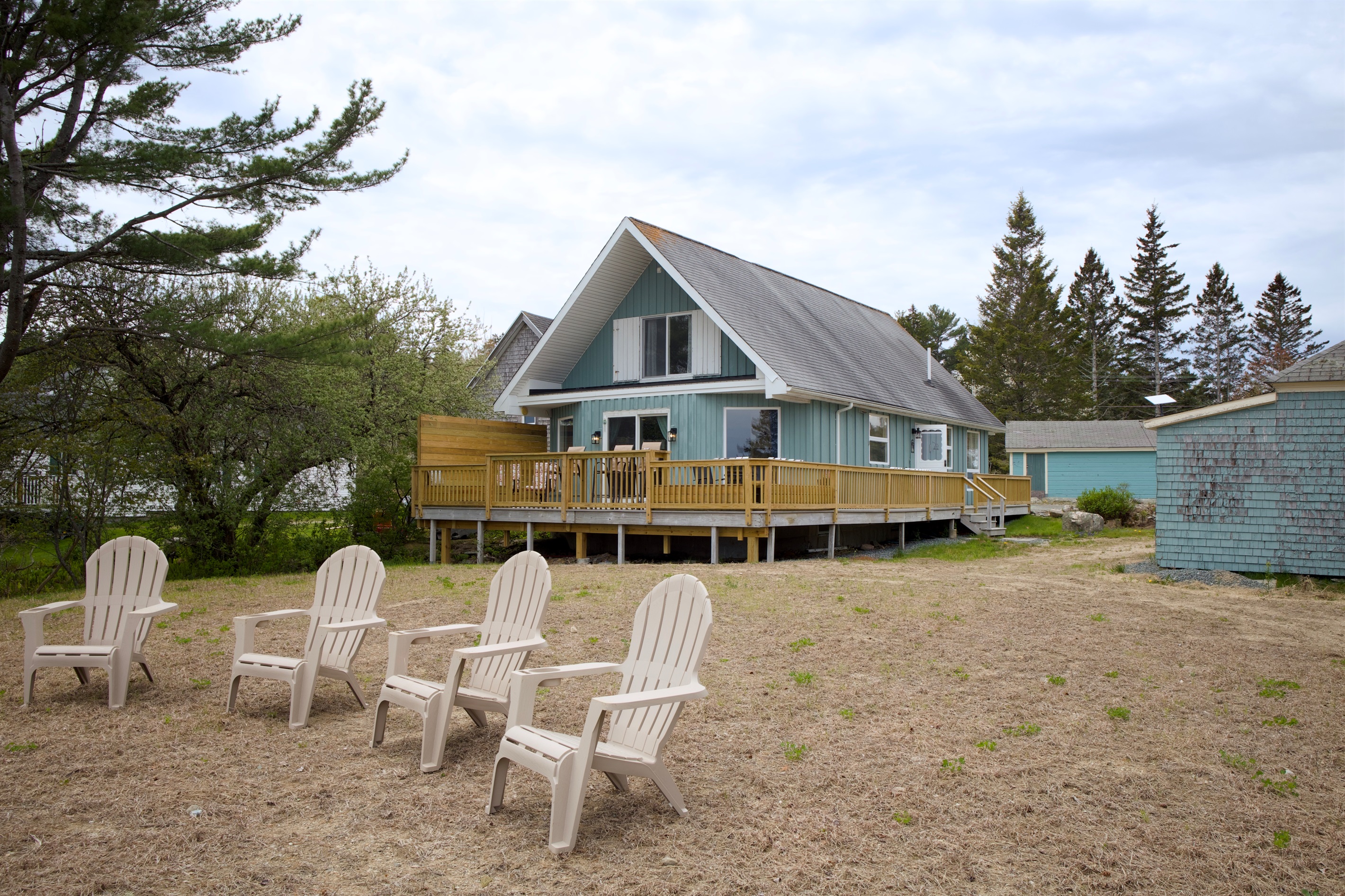Adirondacks to absorb those views and rest.