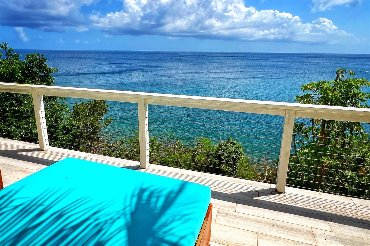 Just look at these views! Ocean, as far as the eyes can see.