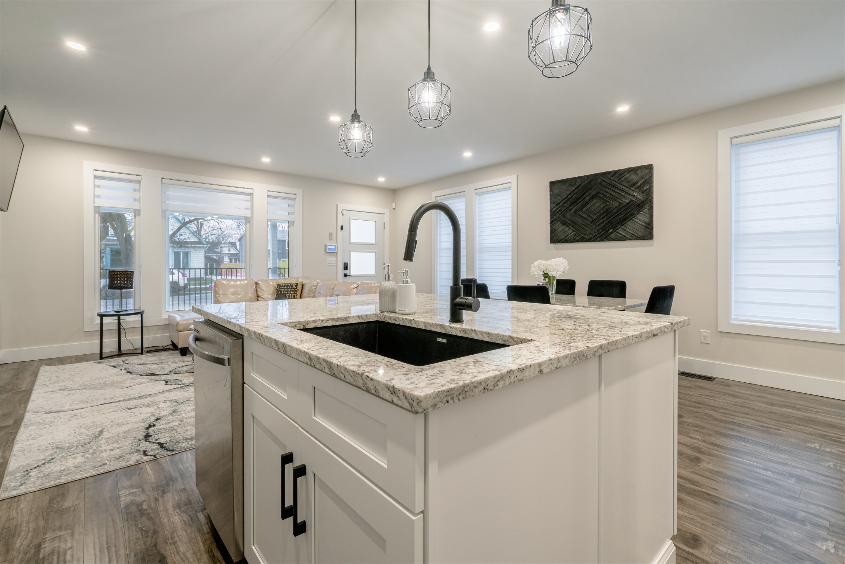 Kitchen island and appliances