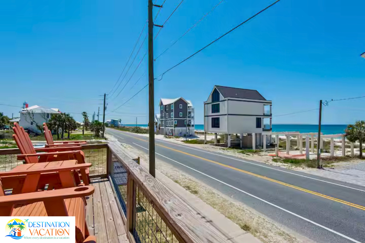 Enjoy vibrant coastal views from your private outdoor space.