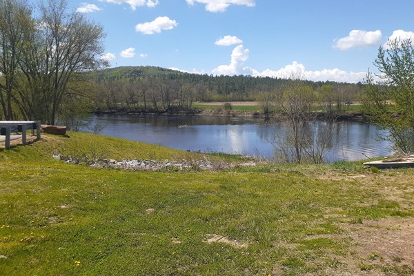 River/mountain  view