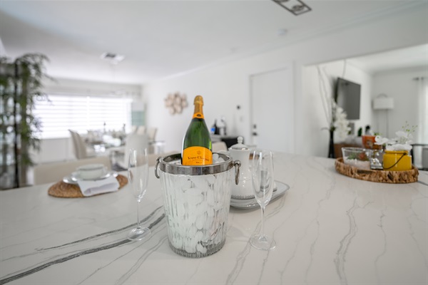 Bright open-concept kitchen perfect for entertaining