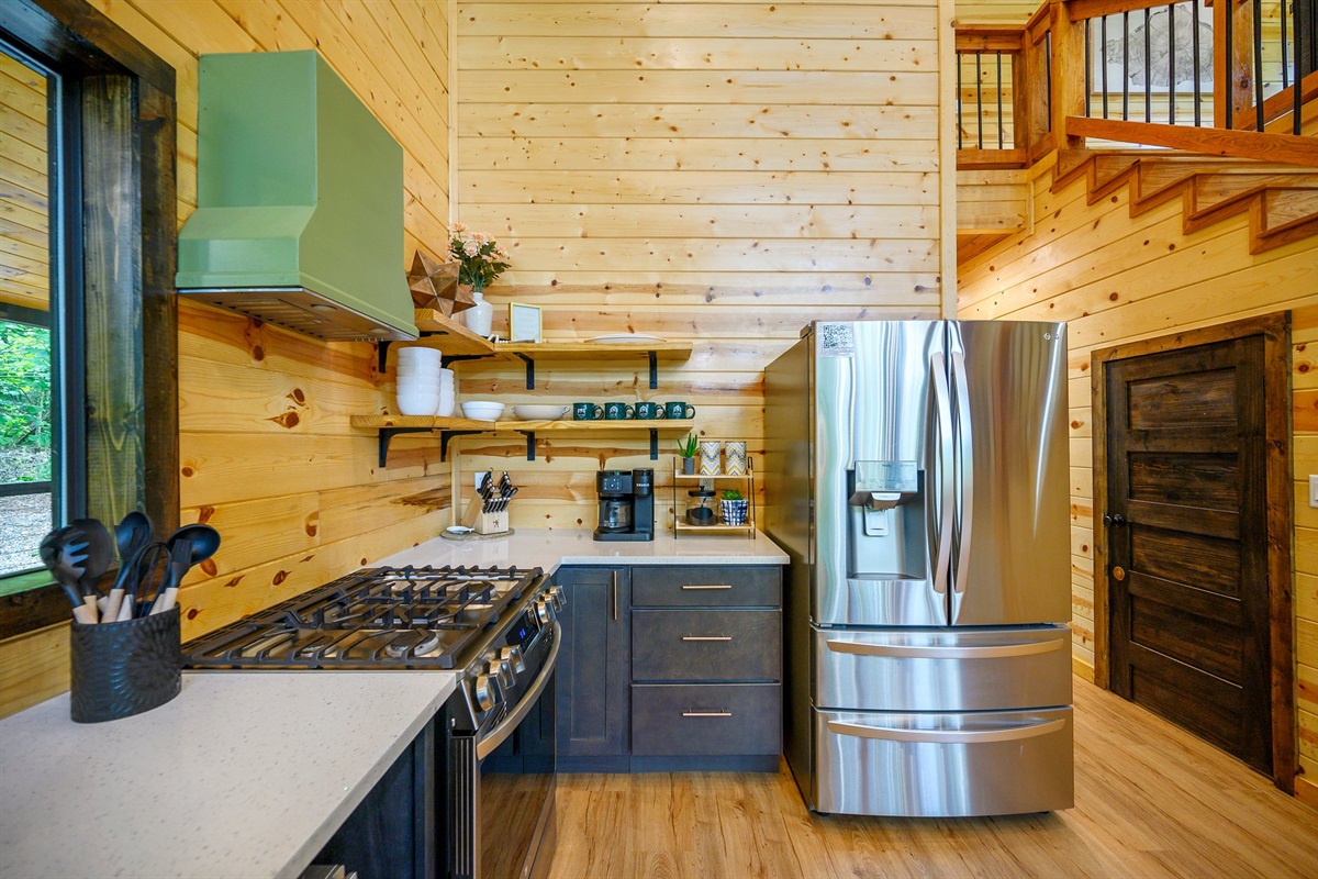 Spacious kitchen for entertainment and all the cookware needed to prepare any meal.