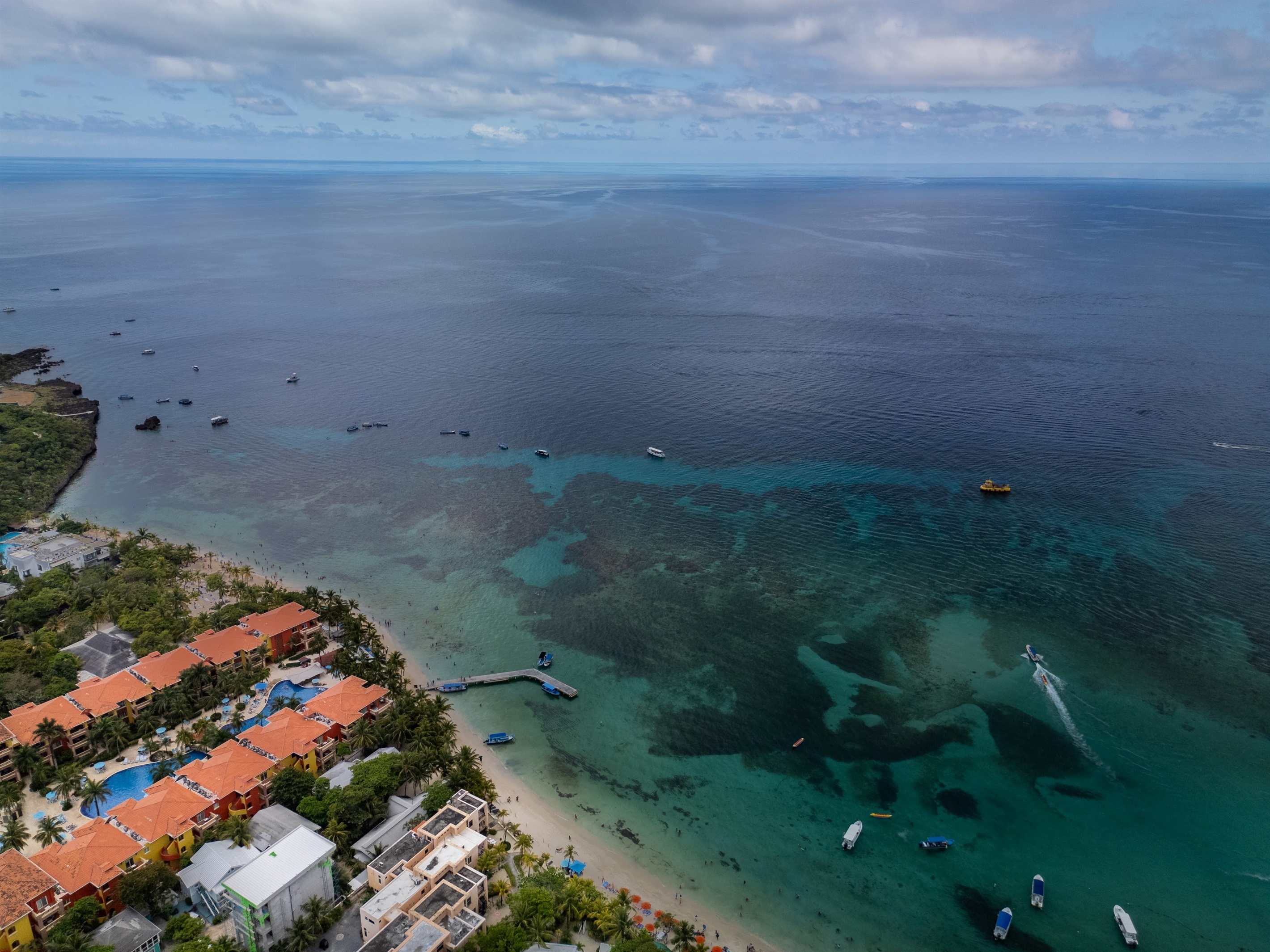 Arial View West Bay Beach