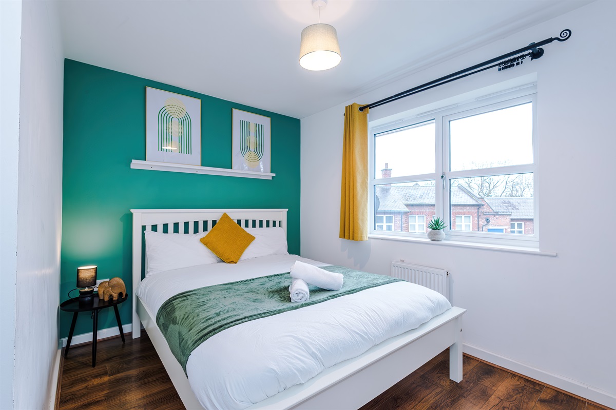 Bedroom 3 benefits from a hotel comfort king size bed