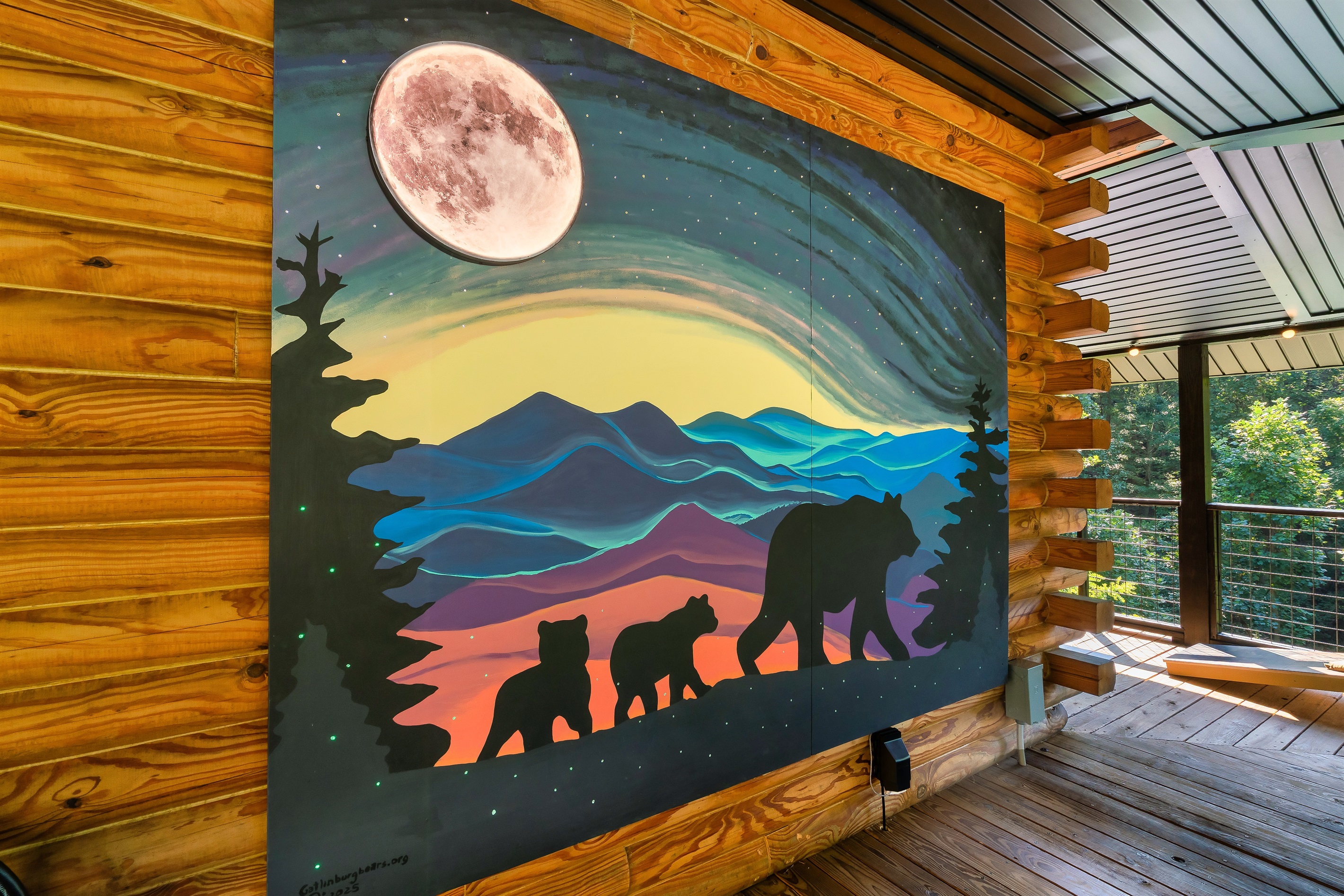 Lighted Mural to Capture Memories