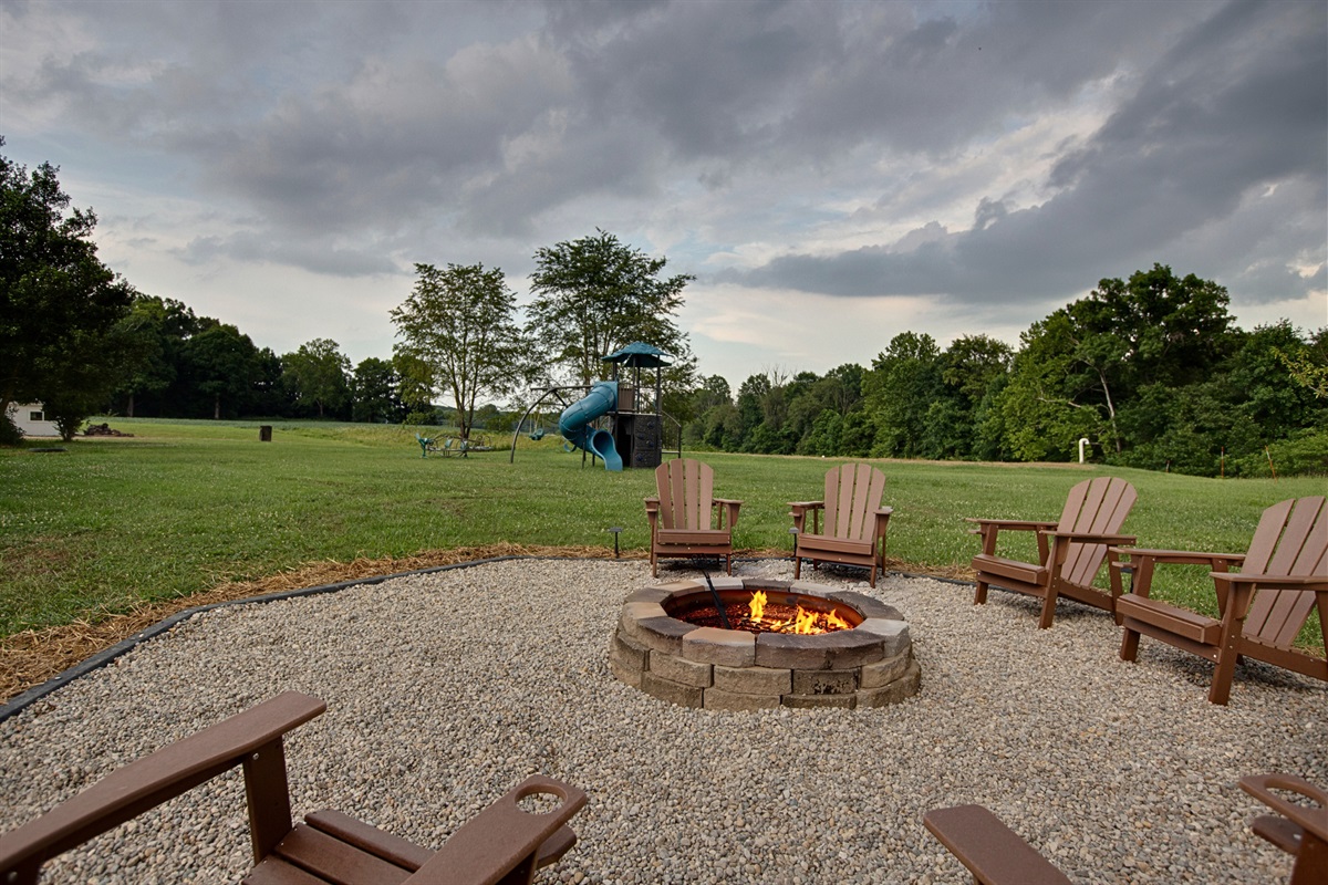 Picture yourself here at the end of the day... enjoying the crackle of the campfire as the kids play.  You might even catch a glimpse of some deer at dusk!