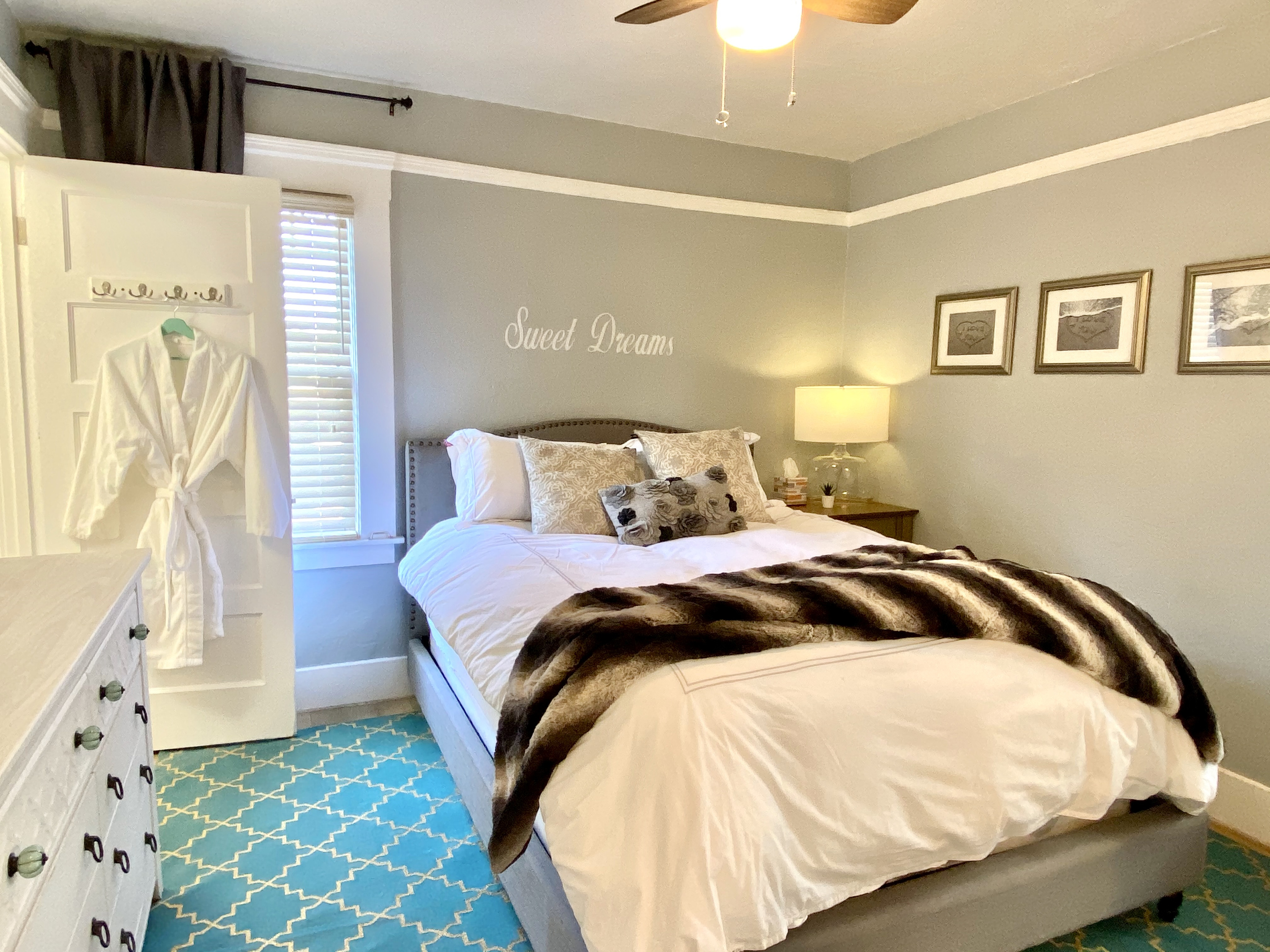 Master Bedroom with walkin closet