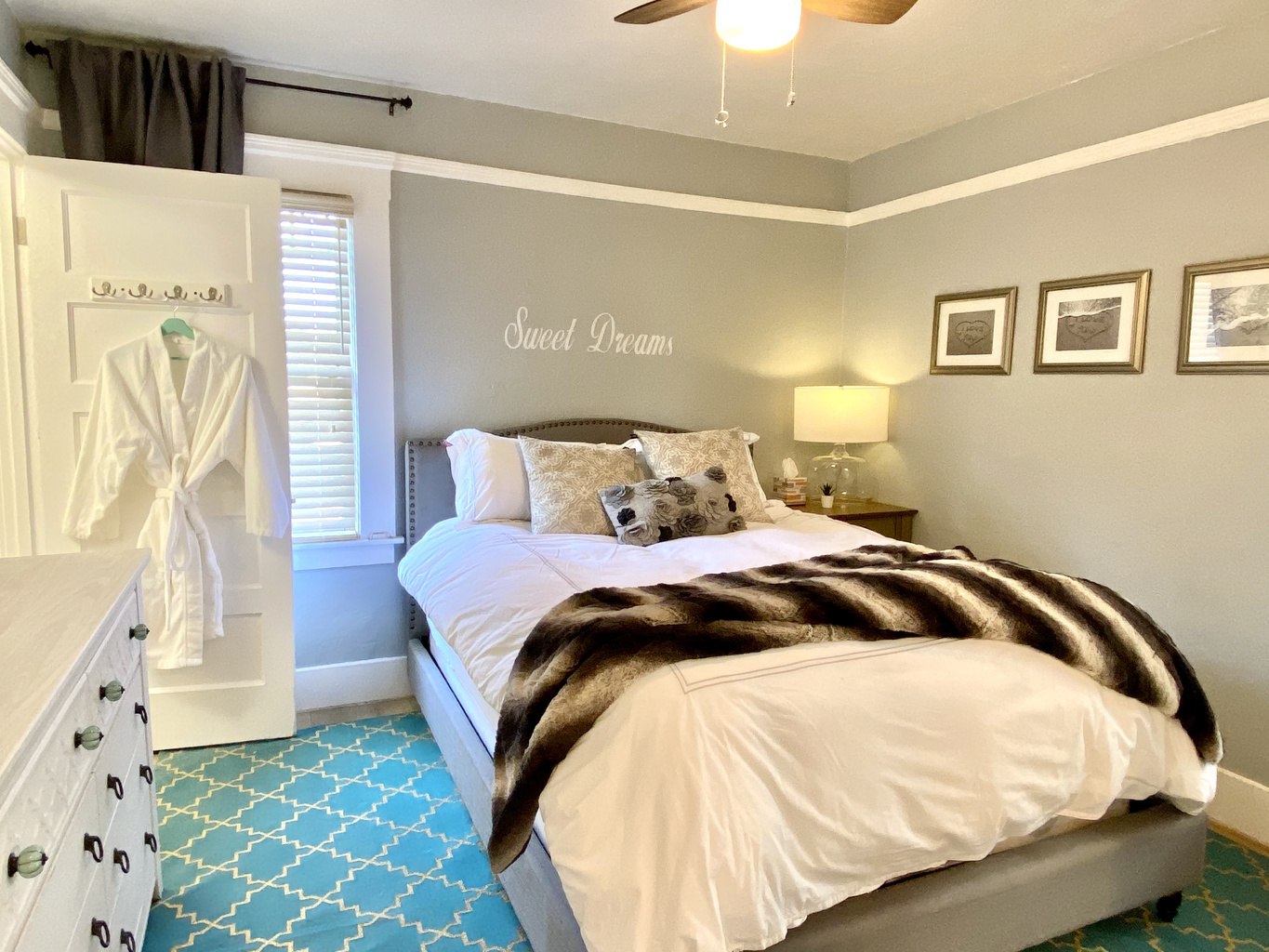 Master Bedroom with walkin closet