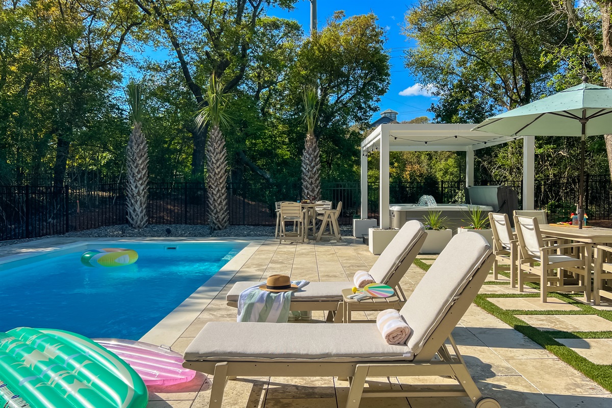 And plenty of space to hang out and gather or take a little breather!