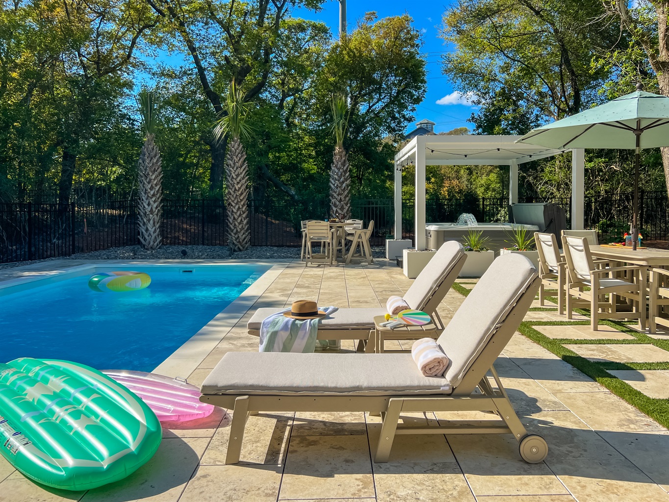 And plenty of space to hang out and gather or take a little breather!