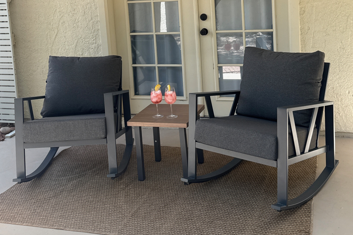 Master Patio with Rocking Chairs