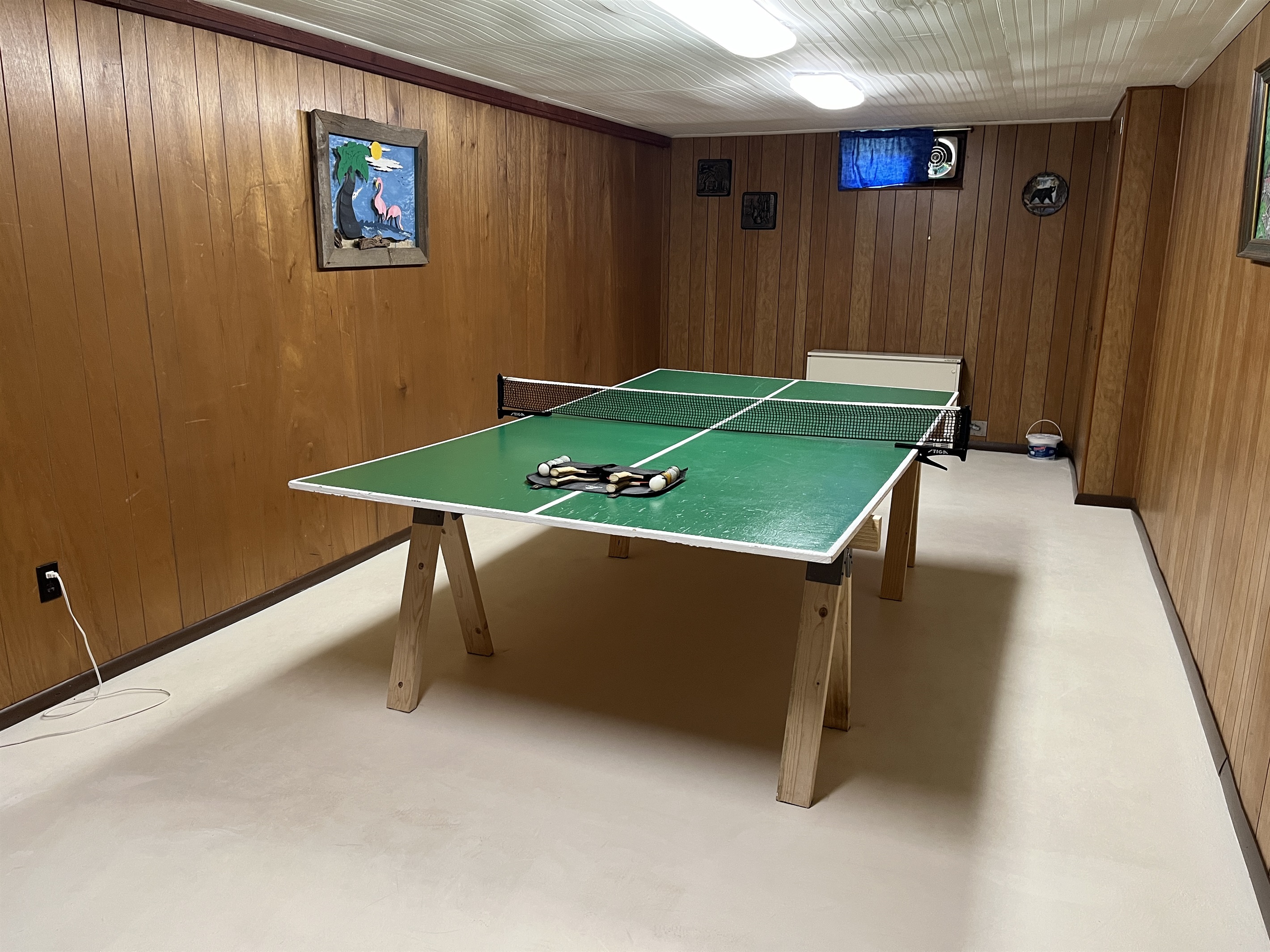 Lower level gameroom