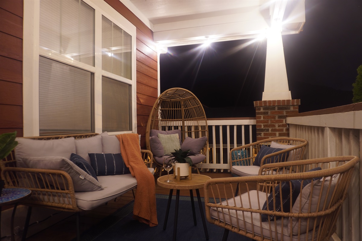 Outdoor sitting area