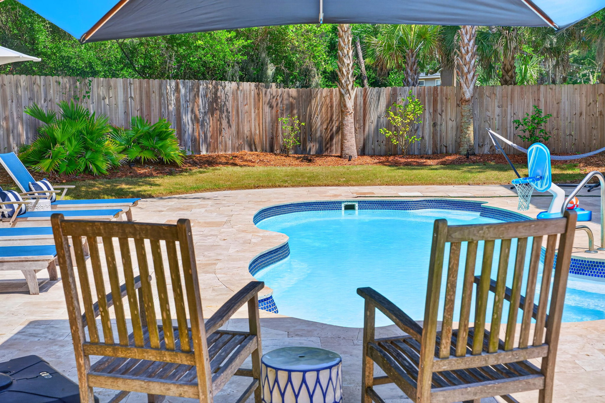 Private Pool | Driftwood Dreams | 105 Forest Trail | Isle of Palms, SC | IOP Escapes