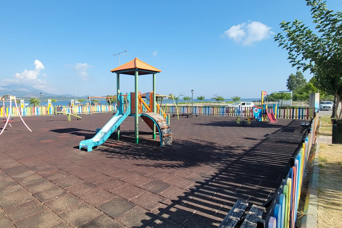 Lixouri Playground near Fiki Bar, Gym Park & the beach
